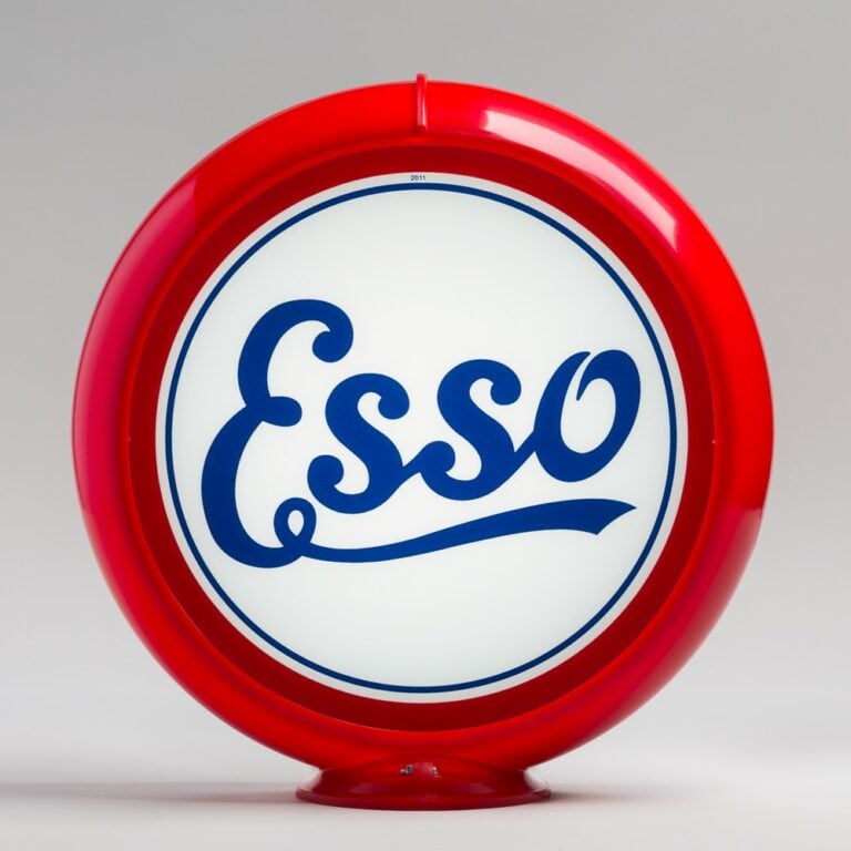 Esso Script 13.5" Gas Pump Globe