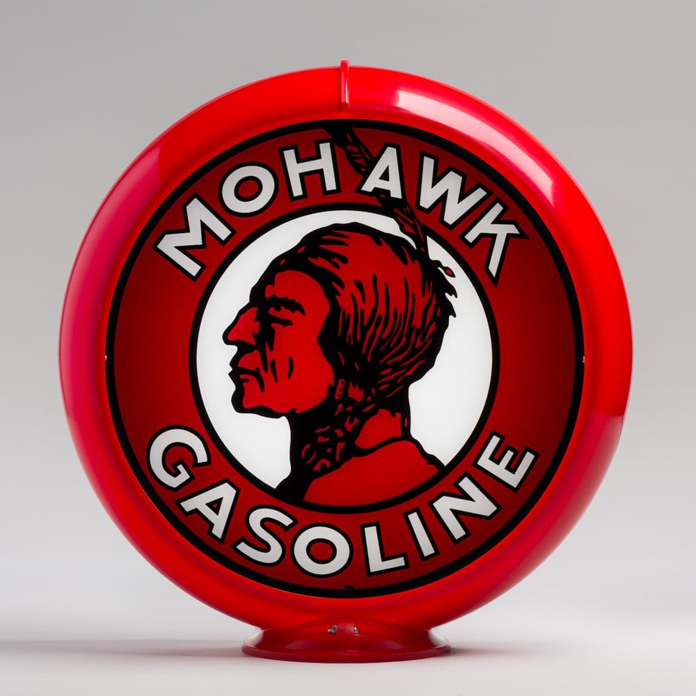 Mohawk Gasoline 13.5" Gas Pump Globe