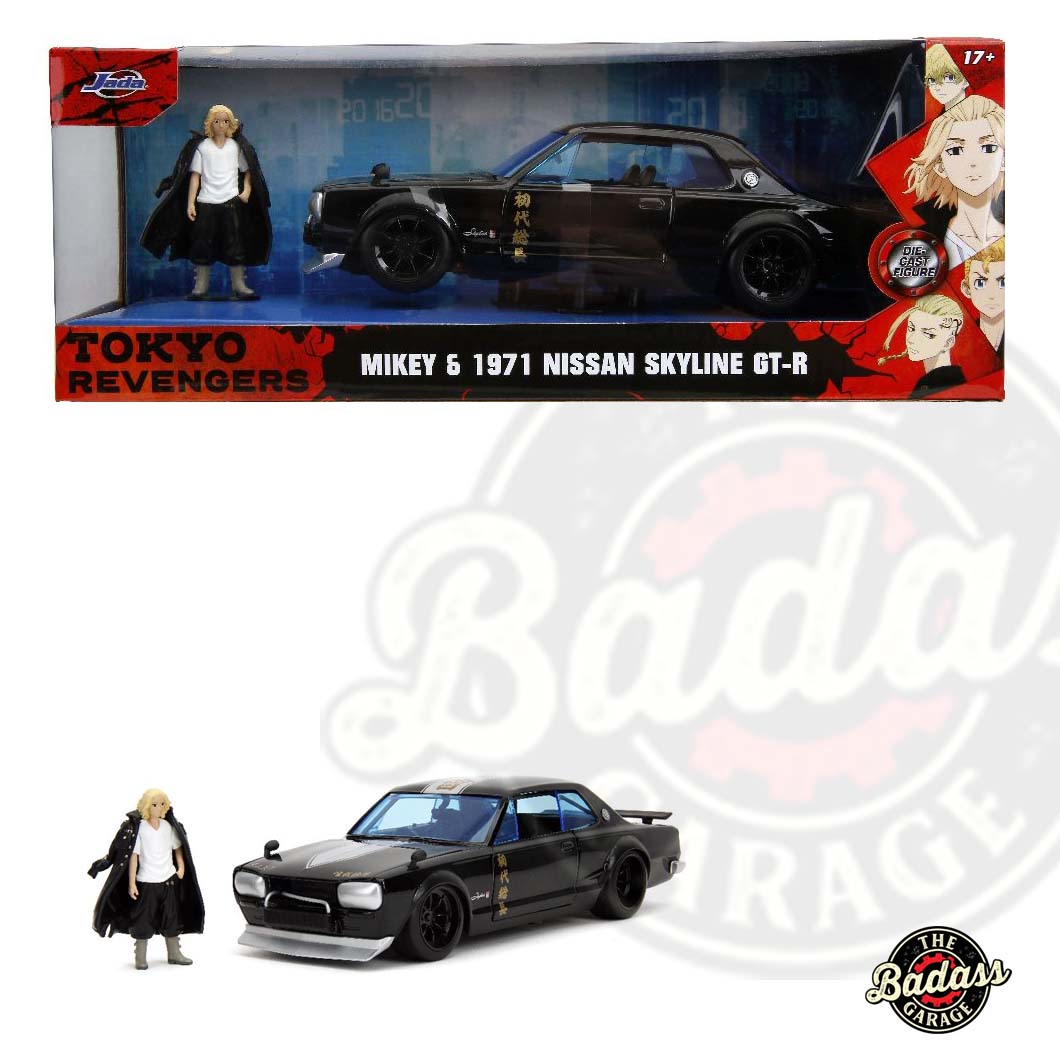 Jada 1/24 Scale "Hollywood Rides" Tokyo Revengers 1971 2000 GT